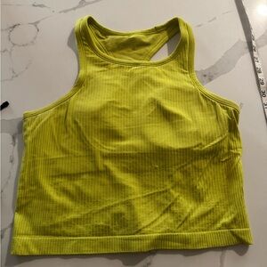 High neck lululemon ebb to street tank size 12